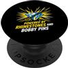 Dance Studio Choreography Supplies Powered By Strass E Bobby Pins Dance Competition Mom PopSockets PopGrip Adesivo