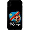 Congo Jersey Souvenir Gifts Men Women Ki Custodia per iPhone XS Max Bandiera nazionale RD Congo Okapi