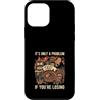 Tutto o Niente Design & Umorismo Custodia per iPhone 12 mini Divertente Casino Poker Umorismo Frase Vintage