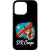 Congo Jersey Souvenir Gifts Men Women Ki Custodia per iPhone 15 Pro Max Bandiera nazionale RD Congo Okapi