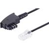 1aTTack.de 1x 6m - Cavo telefonico TAE-F a spina RJ45 (A-4 B-5) cavo di collegamento router VDSL modem DSL