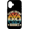 Future Golfing Buddies Golf Golfer Clubs Custodia per iPhone 16 Futuri amici di golf