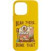 Kawaii Triangle Custodia per iPhone 14 Pro Max Caffettiera Corgi Bean There Done That Pun