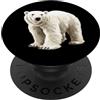 Polar bear for Men Women Design Orso polare PopSockets PopGrip Adesivo