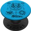 Design del tatuaggio Yantra tailandese Sak Yant Tigri Paed Tidt 8 Tatuaggi Buddha Yantra Thailandia PopSockets PopGrip Adesivo