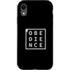 DEFINE ME WORD SIMPLE CLASSIC SQUARE BOX Custodia per iPhone XR T-SHIRT SCATOLA QUADRATA CLASSICA SEMPLICE DEFINE ME WORD OBEDIENCE DEFINE ME