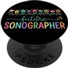 Medical Sonographer Shirts Futuro ecografista studente di ecografia medica RDCS PopSockets PopGrip Adesivo