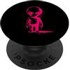 Aliens, UFOs, Sci Fi by Scarebaby Divertente Alieno Graffiti Stile Hot Fucsia Rosa PopSockets PopGrip Adesivo