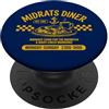 Awesome Veteran Sailor Designs and Memor Midrats Diner - Divertente design umoristico marinaro PopSockets PopGrip Adesivo