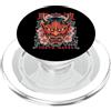 TOKYO WAVES Oni Mask Designs Hannya Oni Mask Devil Yokai - Maschera giapponese con tatuaggio demone PopSockets PopGrip per MagSafe