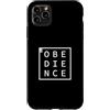 DEFINE ME WORD SIMPLE CLASSIC SQUARE BOX Custodia per iPhone 11 Pro Max T-SHIRT SCATOLA QUADRATA CLASSICA SEMPLICE DEFINE ME WORD OBEDIENCE DEFINE ME