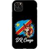 Congo Jersey Souvenir Gifts Men Women Ki Custodia per iPhone 11 Pro Max Bandiera nazionale RD Congo Okapi