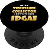 Treasure Collector Costumes And Gifts Treasure Collector IDGAF Pirate Hunter Gold Coin Collections PopSockets PopGrip Adesivo