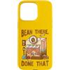 Kawaii Triangle Custodia per iPhone 15 Pro Max Caffettiera Corgi Bean There Done That Pun