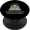 Friday Night Gridiron Sideline Gear Genitore di football Sunrise Warmups Cold Bleachers PopSockets PopGrip Adesivo