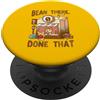 Kawaii Triangle Caffettiera Corgi Bean There Done That Pun PopSockets PopGrip Adesivo