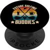 Future Golfing Buddies Golf Golfer Clubs Futuri amici di golf PopSockets PopGrip Adesivo