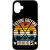 Future Golfing Buddies Golf Golfer Clubs Custodia per iPhone 16 Plus Futuri amici di golf