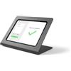 Tabdoq Supporto per iPad antifurto | Supporto da tavolo sicuro in metallo per tablet per business, POS e retail | Compatibile con iPad 10ª gen (2022) e 11ª gen A16 (2025), nero