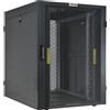 Techly Professional Armadio NetRack 19'' 600x1000 24 Unità Ventilato Nero