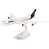 Herpa modello di aereo Lufthansa Boeing 747-8 Intercontinental in scala 1:250 - Snap-Fit, pezzo da collezione, miniatura deco, statuetta con supporto in plastica