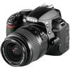 Nikon Reflex D3100 - Nero + Nikon AF-S DX Nikkor 18-55mm f/3.5-5.6G ED II f/3.5-5.6 + f/4-5.6 - refurbished