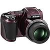 Nikon Fotocamera Bridge compatta Coolpix L820 - Viola + Nikon Nikon Nikkor Wide Optical Zoom 23-675 mm f/3.0-5.8 ED VR f/3-5.8 - refurbished