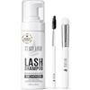 Stacy Lash Eyelash Extension Shampoo Stacy Lash + Brush / 3.38 fl.oz / 100ml / Eyelid Foaming Cleanser/Wash for Extensions & Natural Lashes/Safe Makeup Remover/Supplies for Professional & Self Use