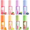 Eniyou 8 PCS Kit Lucidalabbra Ragazza Lip Oil Set Gloss Labbra Ragazza Gloss Labbra Set Idratazione a Lunga Durata Profondamente Nutriente Labbra Carnose Adatto per Labbra Secche Texture Liscia E Brillante