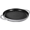 Staub Padella rotonda in ghisa, 30 cm, colore: grigio