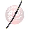 Amont Katana S2222 Zoro Shusui di One Replica non ufficiale di 100 cm di lama in acciaio nero, mango con cordino nero con supporto.