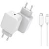 CoreParts MBXUSB-AC0015 Caricabatterie per dispositivi mobili Bianco Interno (MBXUSB-AC0015)