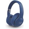 OEM Cuffie Bluetooth, batteria da 20 ore, ingresso AUX, blu