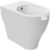 CERAMICA FLAMINIA Wc con Bidet integrato App Flaminia Filomuro Disabili 54x36x H48 cm Scarico a Vortice Bianco Lucido - Cod. Articolo: AP114SE
