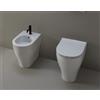 CERAMICA FLAMINIA Sanitari App Terza Età Filomuro Vortice 54x36 cm H. 48 Copriw. Slim Soft Close Bianco - Cod. Articolo: AP113S+AP214+QKCW09