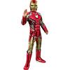 Rubie's Marvel: Avengers Endgame Deluxe Iron Man Costume & Mask Vestito in Maschera, Multicolore, S, 700670_S