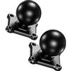 BRCOVAN 2 pezzi, 1,5 '' supporto a sfera con piastra quadrata AMPS a 4 fori in lega di alluminio