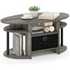 Furinno Gruen - Libreria a 3 ripiani, colore: Blackwood