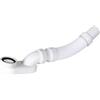 TopHomer Tubo di scarico flessibile per vasca da bagno G1-1/2 con trappola a P piatta, scarico autoportante a basso profilo per vasca da bagno e camper, materiale ABS resistente