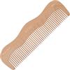 KYVU W4 - Pettine in legno a denti grossi, 17,8 cm, in legno di faggio