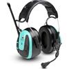 3M PELTOR Cuffie radio FM WS ALERT XP+, RDS, supporto app, bardatura temporale, Bluetooth MultiPoint, OTA, MRX21A2WS7