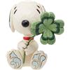 Enesco JIM SHORE Peanuts Snoopy Clover Lucky Mini Figure 6014341 Enesco Figurina Gia...