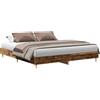 vidaXL Struttura letto senza materasso in legno di recupero 160x200cm materiale a base di legno