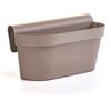 Fioriera da Balcone per Ringhiera 50X21H23 Rise Up Euro3plast, TORTORA