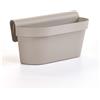Fioriera da Balcone per Ringhiera 50X21H23 Rise Up Euro3plast, SABBIA