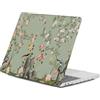 HLAAJJX Custodia per Macbook Air 13 pollici M4 M3 M2 2025 2024 2022 (A2681 A3113 A3240),Caso Duro Protection Cover in Plastica per Apple Macbook Air 13,6 Case,Fiori e Uccelli