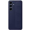 Samsung Standing Grip Case cover con cinturino e funzione cavalletto per Galaxy S25 FE, Dark Blue