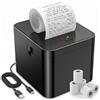 Fuhuihe Stampante termiche da 58 mm Stampante di etichette multiuso portatili, Bluetooth e USB in doppia modalità