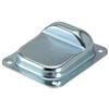 GENERICO 4392103 BATTENTE ARRESTO CANCELLO A FISSARE 380F COMBI In acciaio zincato. Base Mm. 130x160.ZINCATO MM 130X160