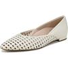 Vionic Ballerine Gracia Intrecciate Donna, Pelle Avorio, 39 EU
